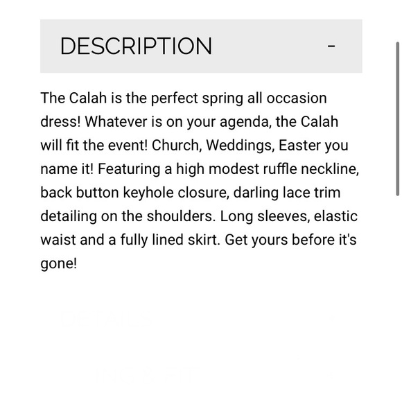 ORANGE CREEK | Navy Lace Knee Length Modest Dress - Picture 5 of 12